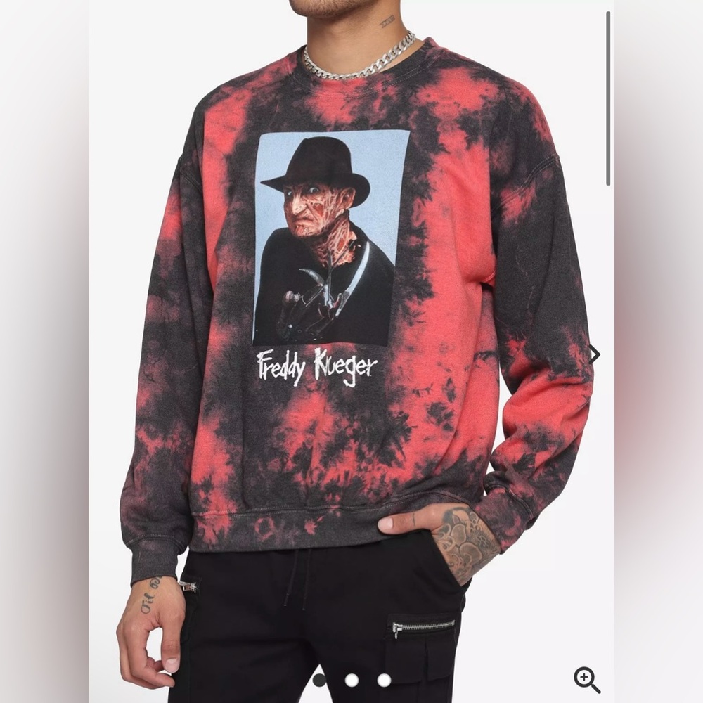 A Nightmare On Elm Street Tie-Dye Sweatshirt